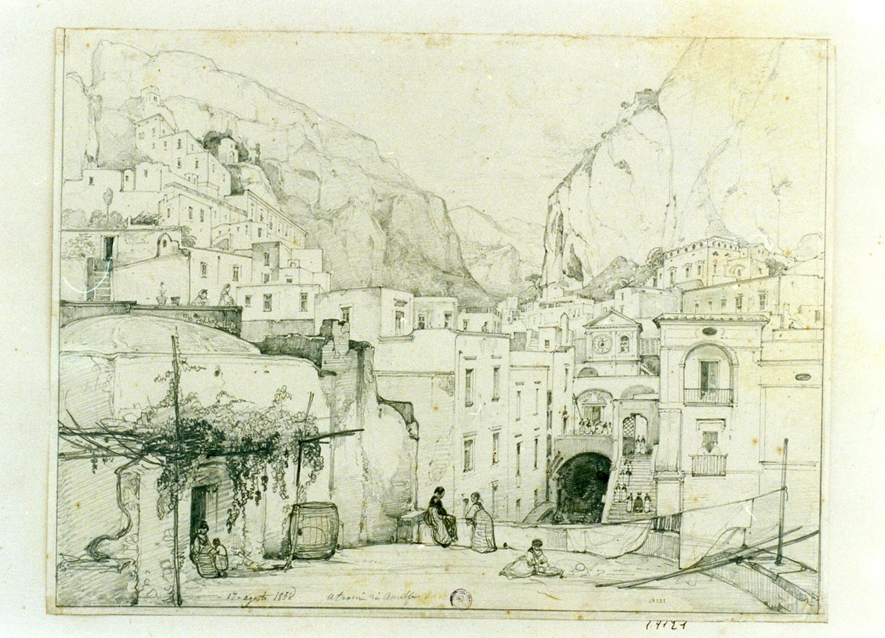 Veduta di Atrani - Museo Nazionale di san Martino, Napoli